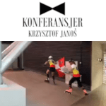 Konferansjer Krzysztof Janoś